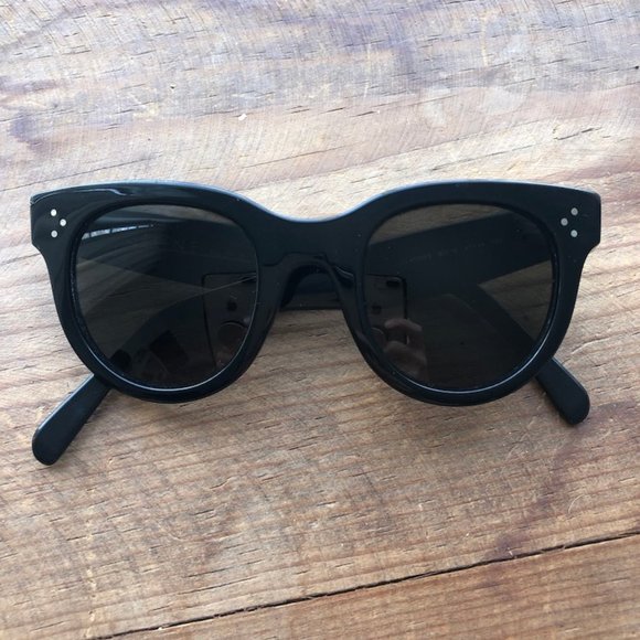 Celine Accessories - Celine 'Baby Audrey' Sunglasses Black